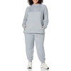 Amazon Essentials Women’s Brushed Tech Stretch Jogger Pant – Discontinued Colors(Grey Space Dye)