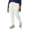 Amazon Essentials Women’s Brushed Tech Stretch Jogger Pant – Discontinued Colors(Ivory)