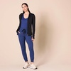 Amazon Essentials Women’s Brushed Tech Stretch Jogger Pant – Discontinued Colors(Navy Space Dye)