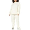 Amazon Essentials Women’s Brushed Tech Stretch Jogger Pant – Discontinued Colors(Off-white)