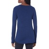 Amazon Essentials Womens Brushed Tech Stretch Long-Sleeve Crewneck Shirt (Available in Plus Size)(Navy Space Dye)