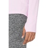 Amazon Essentials Womens Brushed Tech Stretch Long-Sleeve Crewneck Shirt (Available in Plus Size)(Pale Pink)