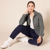 Amazon Essentials Women’s Classic-Fit Full-Zip Polar Soft Fleece Jacket, Outerwear Coat with Cuffs (Available in Plus Size)(Charcoal Heather)
