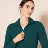 Amazon Essentials Women’s Classic-Fit Full-Zip Polar Soft Fleece Jacket, Outerwear Coat with Cuffs (Available in Plus Size)(Dark Green Heather)