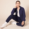 Amazon Essentials Women’s Classic-Fit Full-Zip Polar Soft Fleece Jacket, Outerwear Coat with Cuffs (Available in Plus Size)(Navy)