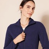 Amazon Essentials Women’s Classic-Fit Full-Zip Polar Soft Fleece Jacket, Outerwear Coat with Cuffs (Available in Plus Size)(Navy)