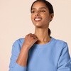 Amazon Essentials Women’s Fleece Crewneck Long Sleeve Pullover Sweatshirt (Available in Plus Size)(Blue)