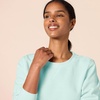 Amazon Essentials Women’s Fleece Crewneck Long Sleeve Pullover Sweatshirt (Available in Plus Size)(Bright Aqua)