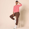 Amazon Essentials Women’s Fleece Crewneck Long Sleeve Pullover Sweatshirt (Available in Plus Size)(Bright Coral)
