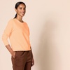 Amazon Essentials Women’s Fleece Crewneck Long Sleeve Pullover Sweatshirt (Available in Plus Size)(Cantaloupe)
