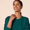 Amazon Essentials Women’s Fleece Crewneck Long Sleeve Pullover Sweatshirt (Available in Plus Size)(Dark Green)
