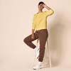 Amazon Essentials Women’s Fleece Crewneck Long Sleeve Pullover Sweatshirt (Available in Plus Size)(Dark Yellow)