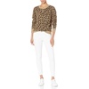 Amazon Essentials Women’s Fleece Crewneck Long Sleeve Pullover Sweatshirt (Available in Plus Size)(Leopard)