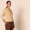Amazon Essentials Women’s Fleece Crewneck Long Sleeve Pullover Sweatshirt (Available in Plus Size)(Light Camel)