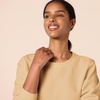 Amazon Essentials Women’s Fleece Crewneck Long Sleeve Pullover Sweatshirt (Available in Plus Size)(Light Camel)