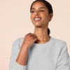 Amazon Essentials Women’s Fleece Crewneck Long Sleeve Pullover Sweatshirt (Available in Plus Size)(Light Grey Heather)