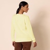 Amazon Essentials Women’s Fleece Crewneck Long Sleeve Pullover Sweatshirt (Available in Plus Size)(Light Yellow)