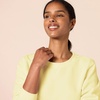 Amazon Essentials Women’s Fleece Crewneck Long Sleeve Pullover Sweatshirt (Available in Plus Size)(Light Yellow)