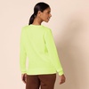 Amazon Essentials Women’s Fleece Crewneck Long Sleeve Pullover Sweatshirt (Available in Plus Size)(Lime Green)