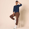 Amazon Essentials Women’s Fleece Crewneck Long Sleeve Pullover Sweatshirt (Available in Plus Size)(Navy)