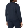Amazon Essentials Women’s Fleece Crewneck Long Sleeve Pullover Sweatshirt (Available in Plus Size)(Navy Cheetah)