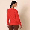 Amazon Essentials Women’s Fleece Crewneck Long Sleeve Pullover Sweatshirt (Available in Plus Size)(Red)