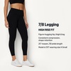 Amazon Essentials Women’s Formflex High Rise Buttery Soft 7/8 Length Yoga Legging with 25″ Inseam(Black)
