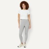 Amazon Essentials Women’s Formflex High Rise Buttery Soft 7/8 Length Yoga Legging with 25″ Inseam(Space Dye Grey)
