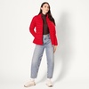 Amazon Essentials Women’s Lightweight Long-Sleeve Water-Resistant Packable Puffer Jacket (Available in Plus Size)(Bright Poppy Red)