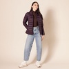 Amazon Essentials Women’s Lightweight Long-Sleeve Water-Resistant Packable Puffer Jacket (Available in Plus Size)(Burgundy)