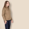 Amazon Essentials Women’s Lightweight Long-Sleeve Water-Resistant Packable Puffer Jacket (Available in Plus Size)(Mushroom Brown)