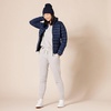 Amazon Essentials Women’s Lightweight Long-Sleeve Water-Resistant Packable Puffer Jacket (Available in Plus Size)(Navy)