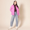 Amazon Essentials Women’s Lightweight Long-Sleeve Water-Resistant Packable Puffer Jacket (Available in Plus Size)(Neon Pink)