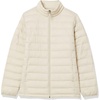 Amazon Essentials Women’s Lightweight Long-Sleeve Water-Resistant Packable Puffer Jacket (Available in Plus Size)(Off-white)