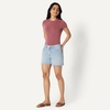 Amazon Essentials Women’s Low Stretch Mid-Rise Regular-Fit Jean Short(Stone Light Wash)