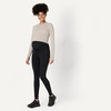 Amazon Essentials Women’s Maternity High-Rise Over the Belly Formflex Full Length Legging, Soft, Moisture Wicking(Black)