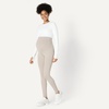 Amazon Essentials Women’s Maternity High-Rise Over the Belly Formflex Full Length Legging, Soft, Moisture Wicking(Taupe)