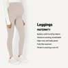 Amazon Essentials Women’s Maternity High-Rise Over the Belly Formflex Full Length Legging, Soft, Moisture Wicking(Taupe)