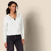 Amazon Essentials Women’s Midweight Fleece Full-Zip Hoodie with Drawstring (Available in Plus Size)(Ivory)