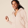 Amazon Essentials Women’s Midweight Fleece Full-Zip Hoodie with Drawstring (Available in Plus Size)(Light Pink)