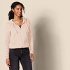 Amazon Essentials Women’s Midweight Fleece Full-Zip Hoodie with Drawstring (Available in Plus Size)(Light Pink)
