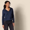 Amazon Essentials Women’s Midweight Fleece Full-Zip Hoodie with Drawstring (Available in Plus Size)(Navy Heather)