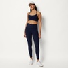Amazon Essentials Women’s Power Sculpt High Rise 7/8 Workout Length Legging with 25″ Inseam(Navy)