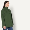 Amazon Essentials Women’s Regular-Fit Lightweight Waterproof Long Hooded Rain Jacket(Dark Green)