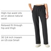 Amazon Essentials Women’s Relaxed Fit Athletic Soft Performance Lightweight Stretch Casual Workout Sweatpants(Space Dye Black)