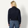 Amazon Essentials Women’s Relaxed-Fit Denim Bomber Jacket(Rinse Denim)