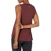 Amazon Essentials Women’s Soft Breathable Cotton Relaxed-Fit Yoga Tank Top for Sports Wear (Available in Plus Size)(Burgundy)