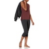 Amazon Essentials Women’s Soft Breathable Cotton Relaxed-Fit Yoga Tank Top for Sports Wear (Available in Plus Size)(Burgundy)