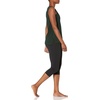 Amazon Essentials Women’s Soft Breathable Cotton Relaxed-Fit Yoga Tank Top for Sports Wear (Available in Plus Size)(Deep Green)