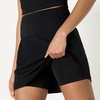 Amazon Essentials Women’s Tennis Skirt with Built-in Shorts(Black)